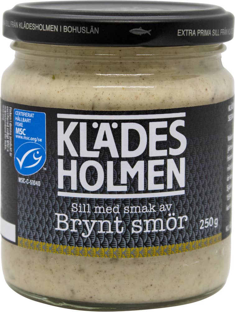 Klädesholmen Sill Brynt Smör MSC