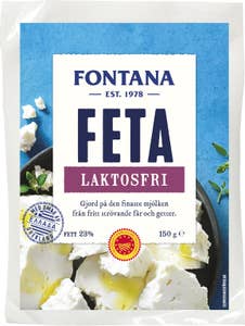 Fontana Fetaost Laktosfri 23%