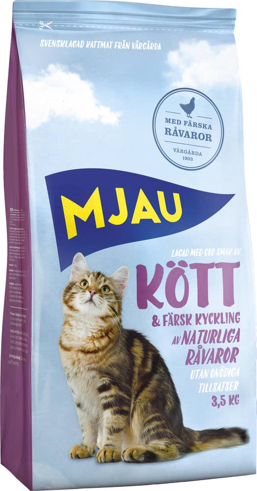 Mjau Torrfoder Kött