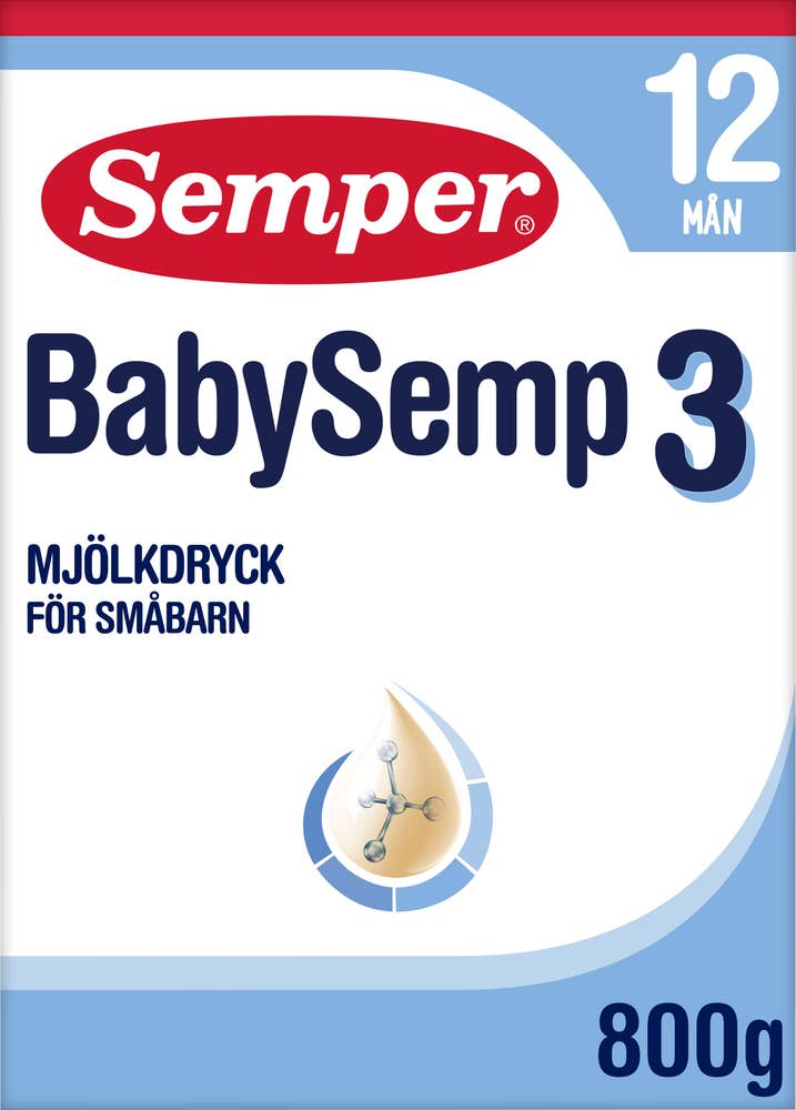 Mjölkdryck BabySemp 3 12M