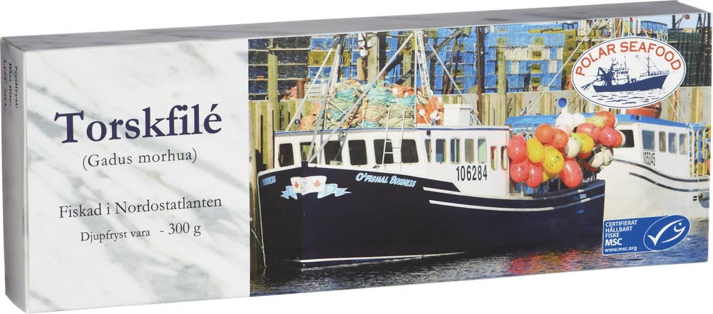 Polar Seafood Torskfilé Fryst MSC