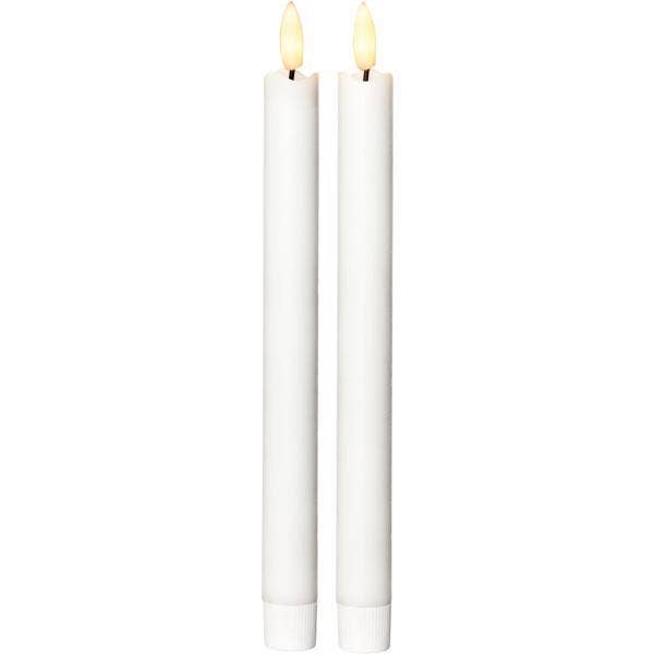 Star Trading Antikljus LED Flamme Rustic Vit 25cm