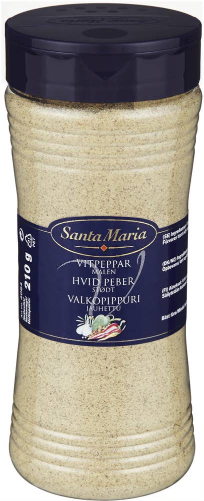 Santa Maria Vitpeppar malen