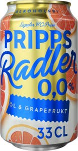 Pripps Radler Öl Grapefruit Alkoholfri 0,0%