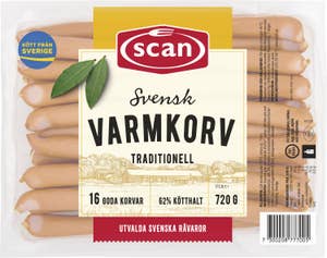 Scan Varmkorv med Skinn 16-p