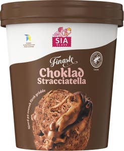 SIA Glass Finaste Choklad Stracciatella Gräddglass