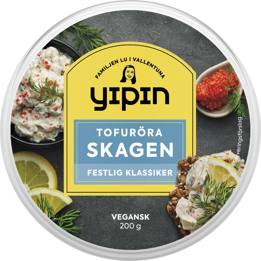 YiPin Tofuröra Skagen Vegansk Yipin