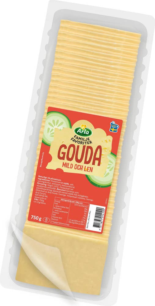 Arla® Gouda Familjefavoriter Skivad 28%