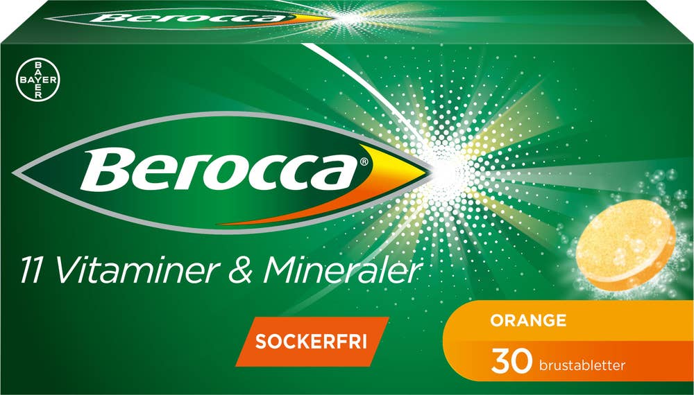Berocca Brustabletter Energy Orange Kosttillskott