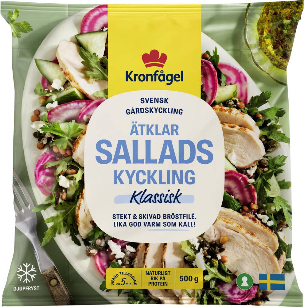 Kronfågel Ätklar Salladskyckling Classic Fryst