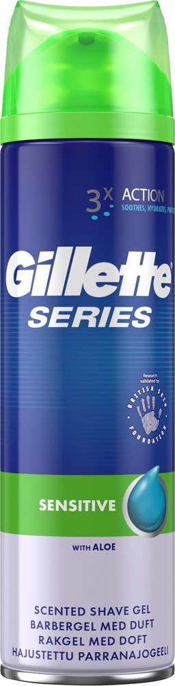 Gillette Rakgel Sensitive Med Aloe Gillette