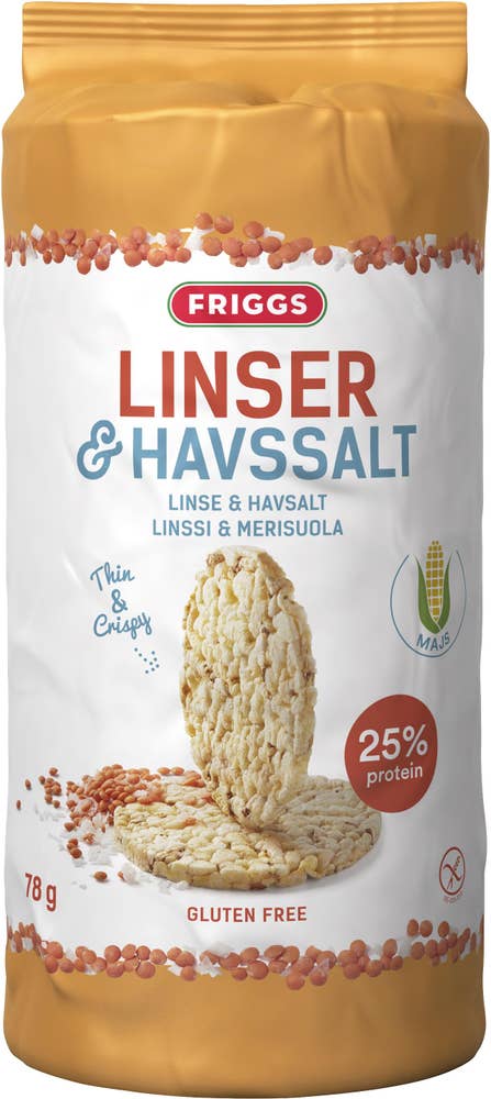 Friggs Linskakor Havssalt