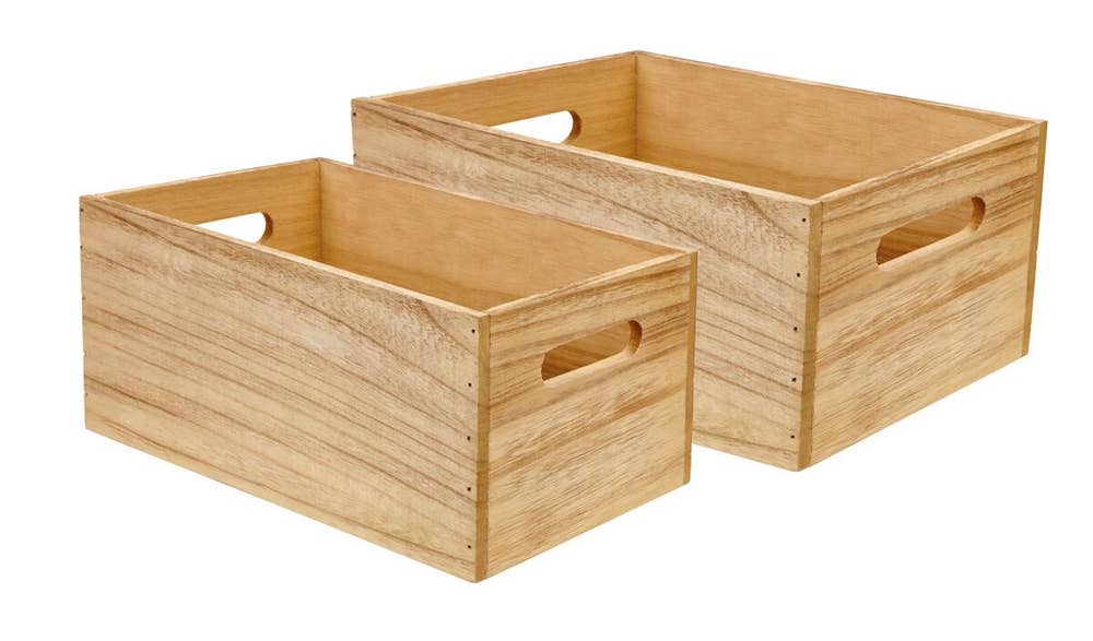 Clas Ohlson Trälåda 2-p Clas Ohlson