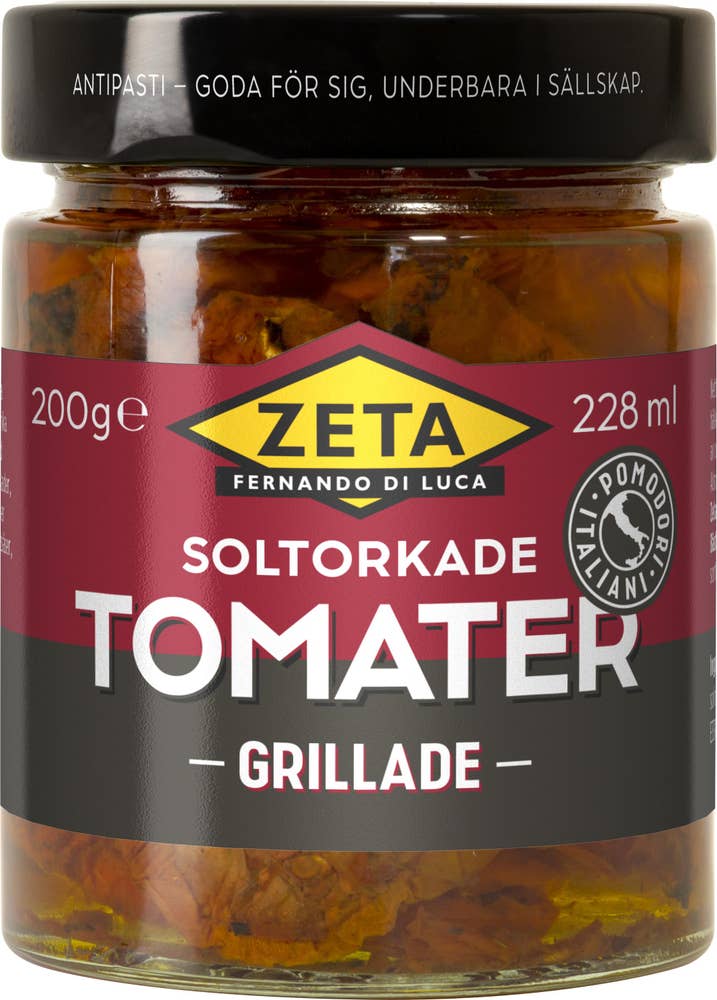 Zeta Soltorkadetomater Grillade