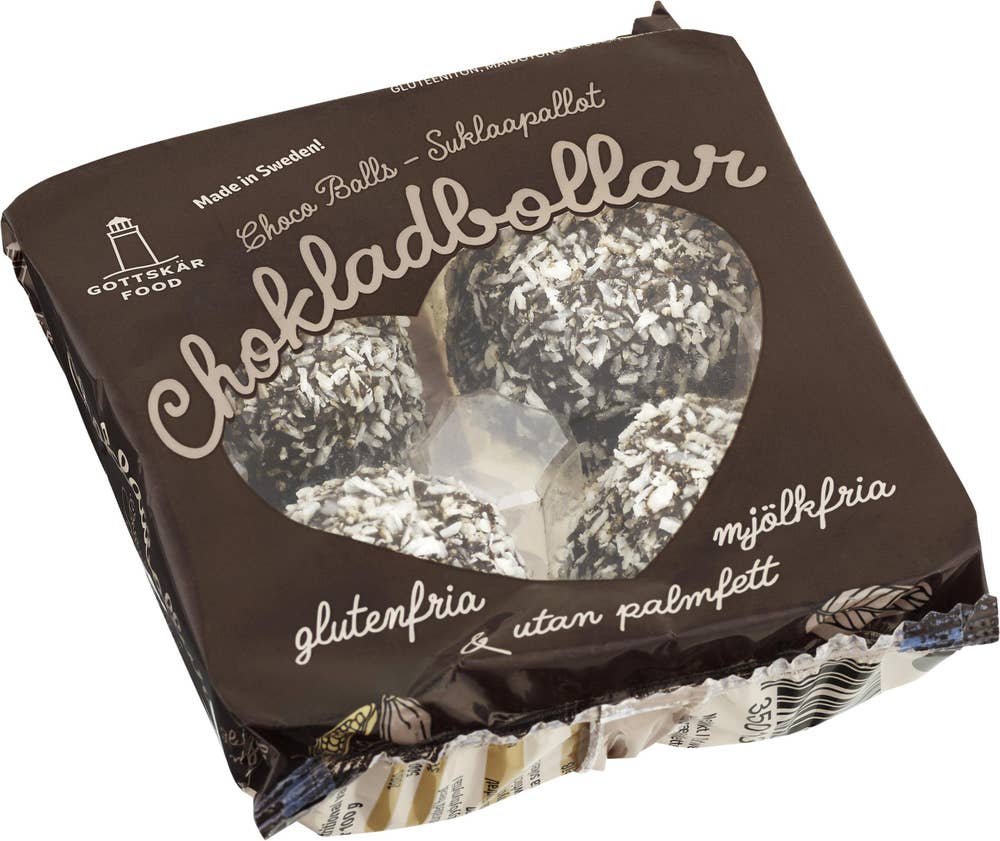 Gottskär Food Chokladbollar 4-p