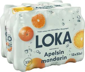 Loka Apelsin Mandarin 12x33cl