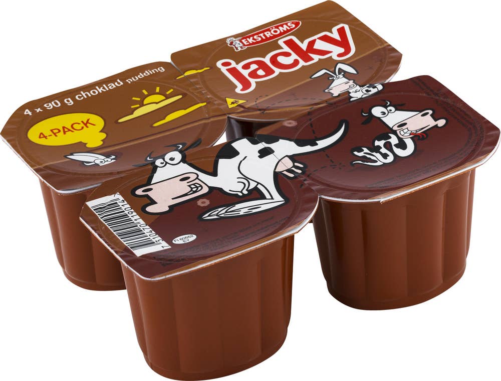Ekströms Chokladpudding 4x Jacky