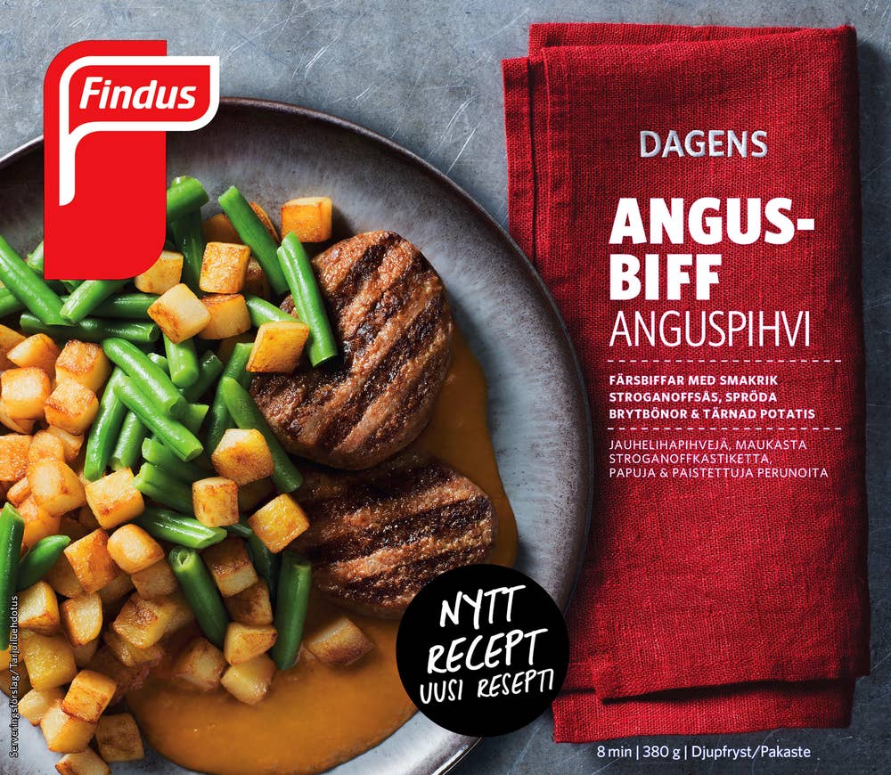 Findus Angusbiff Fryst