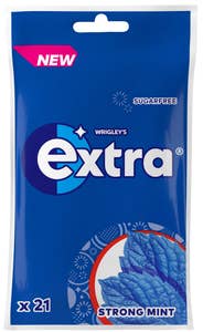 Extra Tuggummi Strong Mint Sockerfri