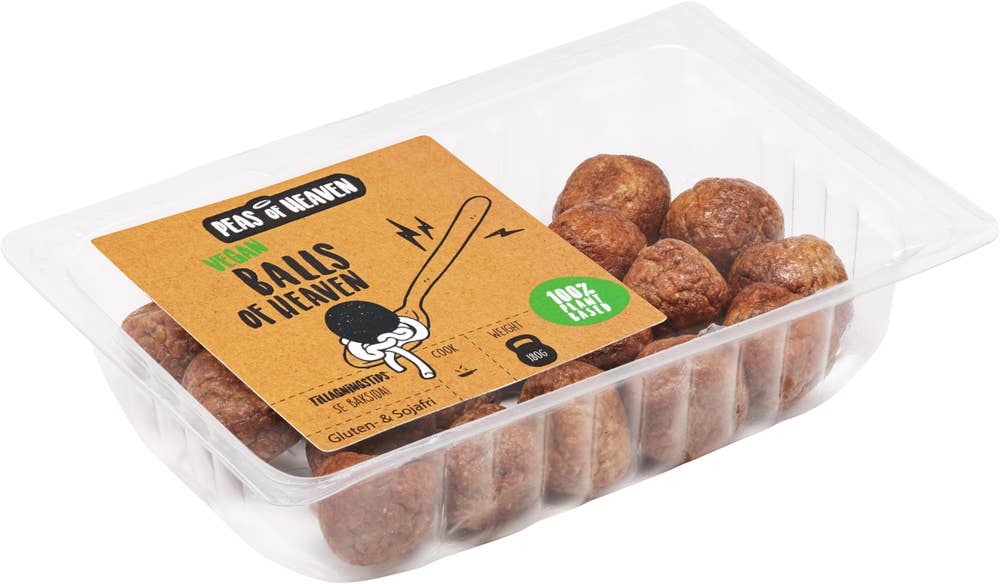 Peas of Heaven Balls of Heaven Veganska Peas of Heaven