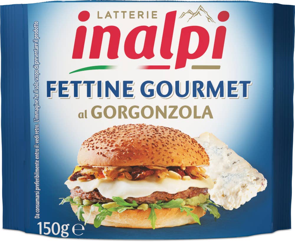 Inalpi Hamburgerost Gorgonzola Fettine di Latte