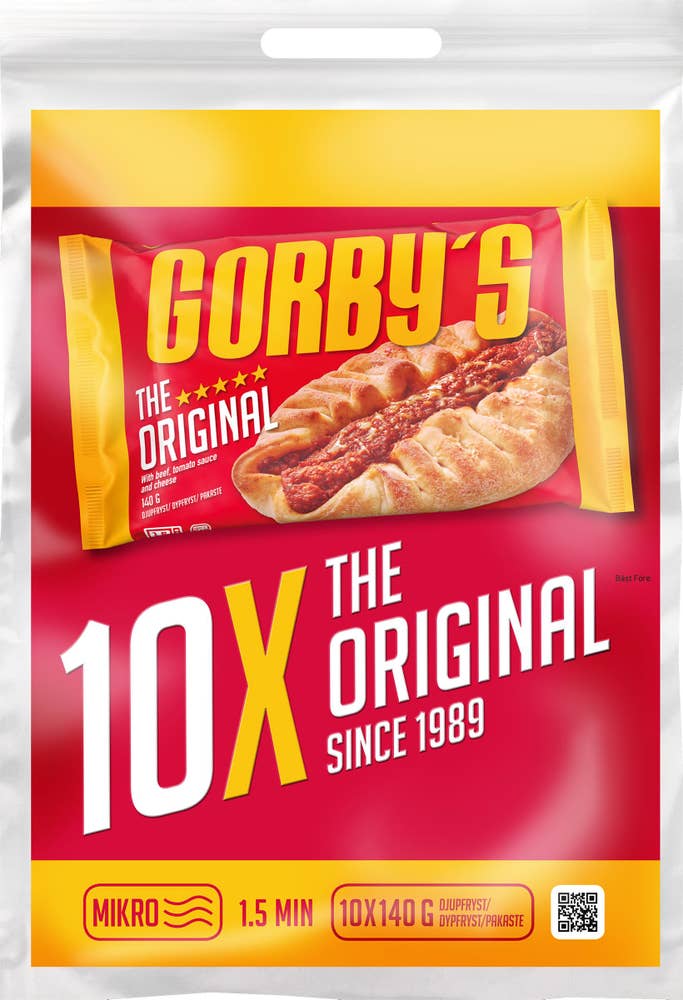 Gorby´s Pirog Original 10-pack Fryst