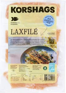 Korshags Laxfilé Landodlad ASC Fryst 4-p