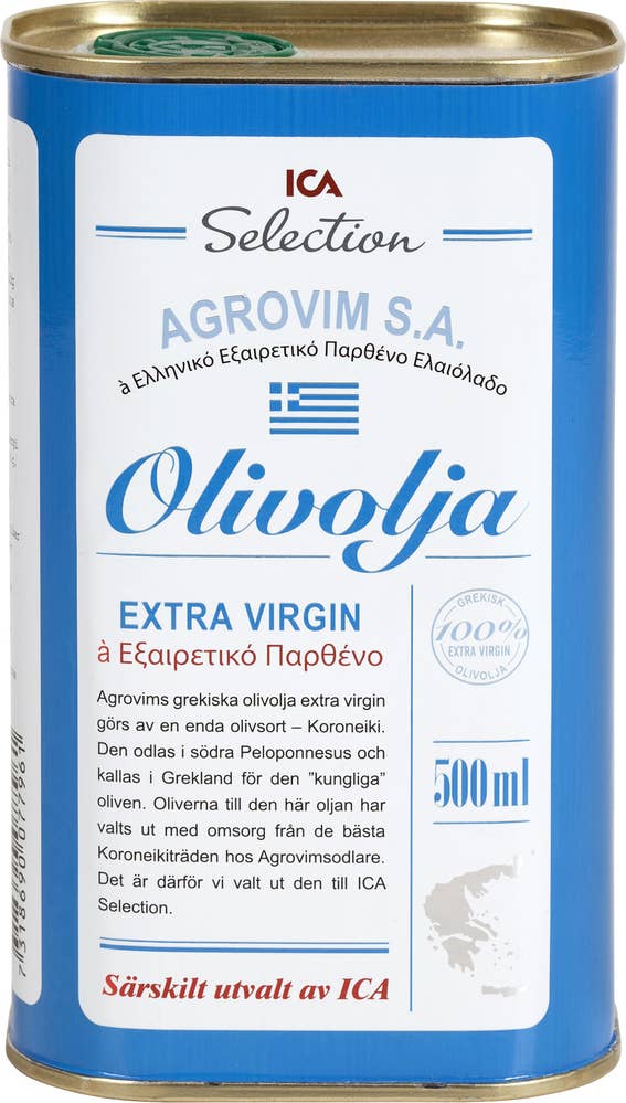 Ej sorterad Grekisk Olivolja Ica Selection