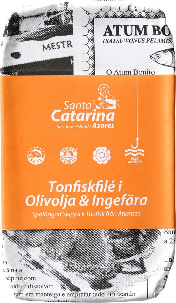 Tonfisk i Olivolja med Ingefära