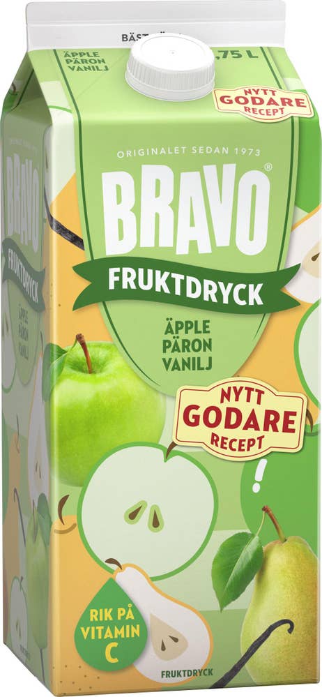 Bravo Fruktdryck Äpple & Päron Bravo