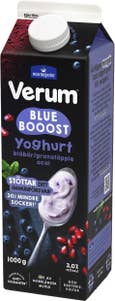 Verum Yoghurt Blue Boost Blåbär Granatäpple 3%