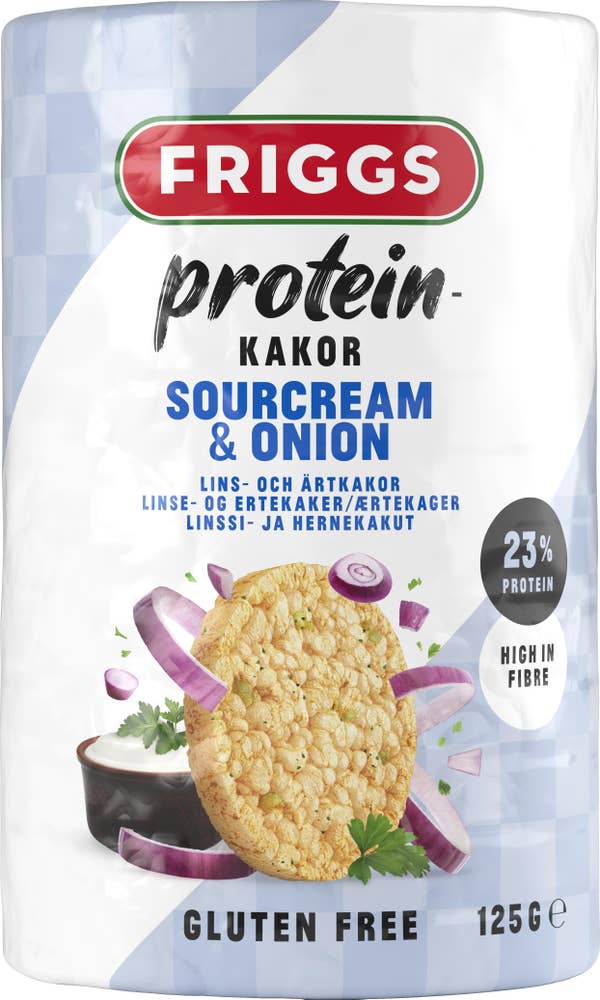 Friggs Proteinkakor Sourcream & Onion