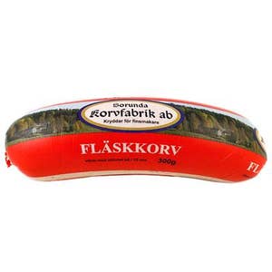 Sorunda korvfabrik Fläskkorv Kokt