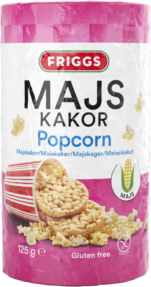 Friggs Majskakor Popcorn