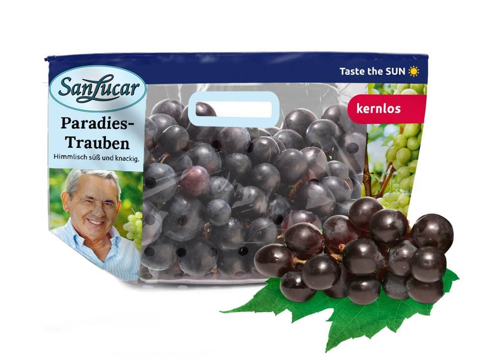 San Lucar Druvor Röda Kärnfria San Lucar Klass1 Italien