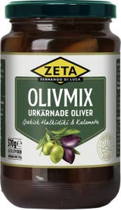Zeta Halkidiki & Kalamata Olivmix utan Kärnor