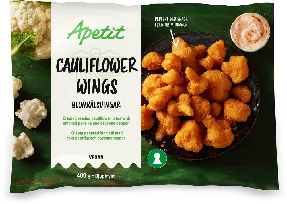 Apetit Blomkålsvingar Fryst Apetit