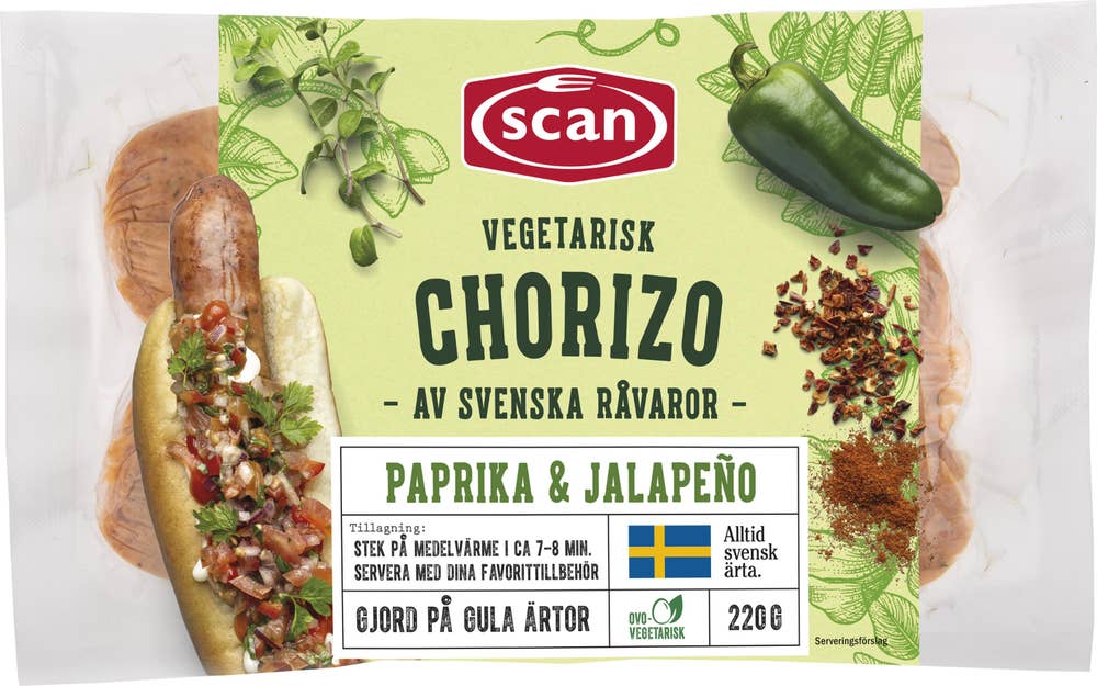 Scan Vegokorv Chorizo