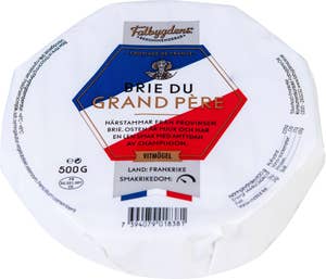 Falbygdens® Rekommenderar Brie du Grand Père Vitmögelost 31%