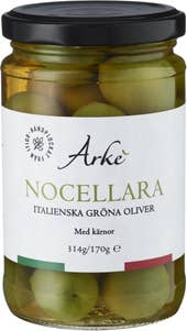 Arke Nocellara Oliver med Kärnor 300g