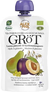 Alex&Phil Gröt Päron, Plommon & Kardemumma EKO/KRAV 6M