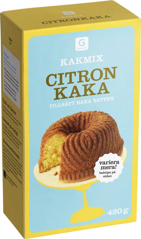 Garant Sockerkaksmix Citron