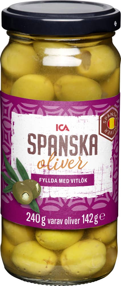 Ej sorterad Oliver Gröna med Vitlök Ica