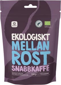 Garant Eko Snabbkaffe Mellanrost EKO