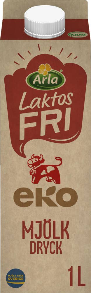 Arla Ko® Standardmjölk Laktosfri 3% EKO/KRAV