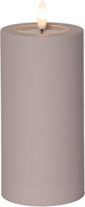 Star Trading LED Blockljus Flamme Soft Beige 17,5cm