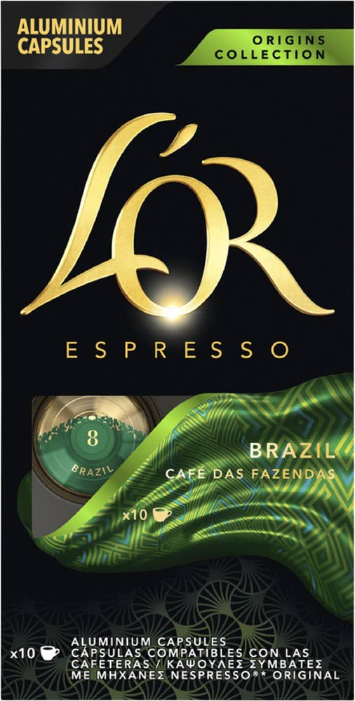 L'Or Espresso Brazil Kaffekapslar