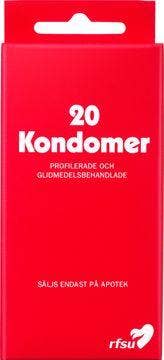RFSU Tunna Och Profilerade Kondomer, Kondomer, 20 st