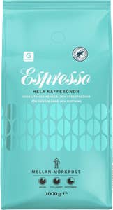Garant Espresso Hela Kaffebönor