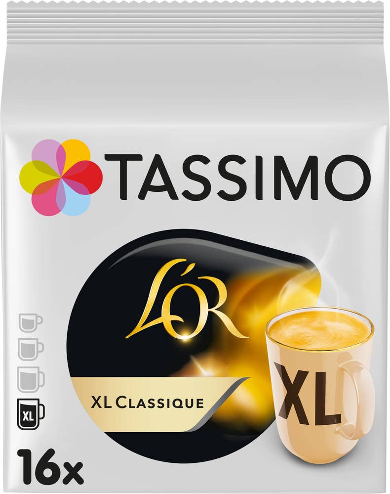 Tassimo Kaffekapslar L'OR XL Classique